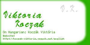 viktoria koczak business card